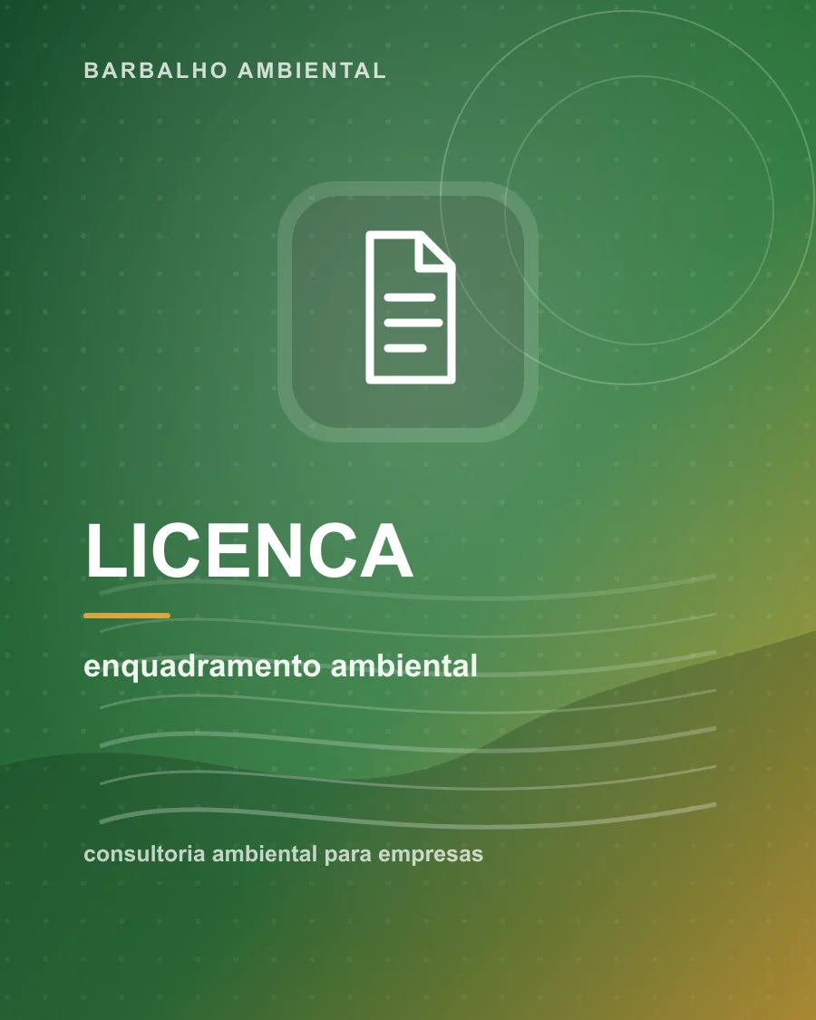 Análise técnica para saber se uma empresa precisa de licença ambiental
