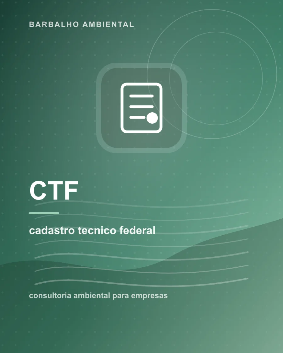 Cadastro Técnico Federal do IBAMA para empresas