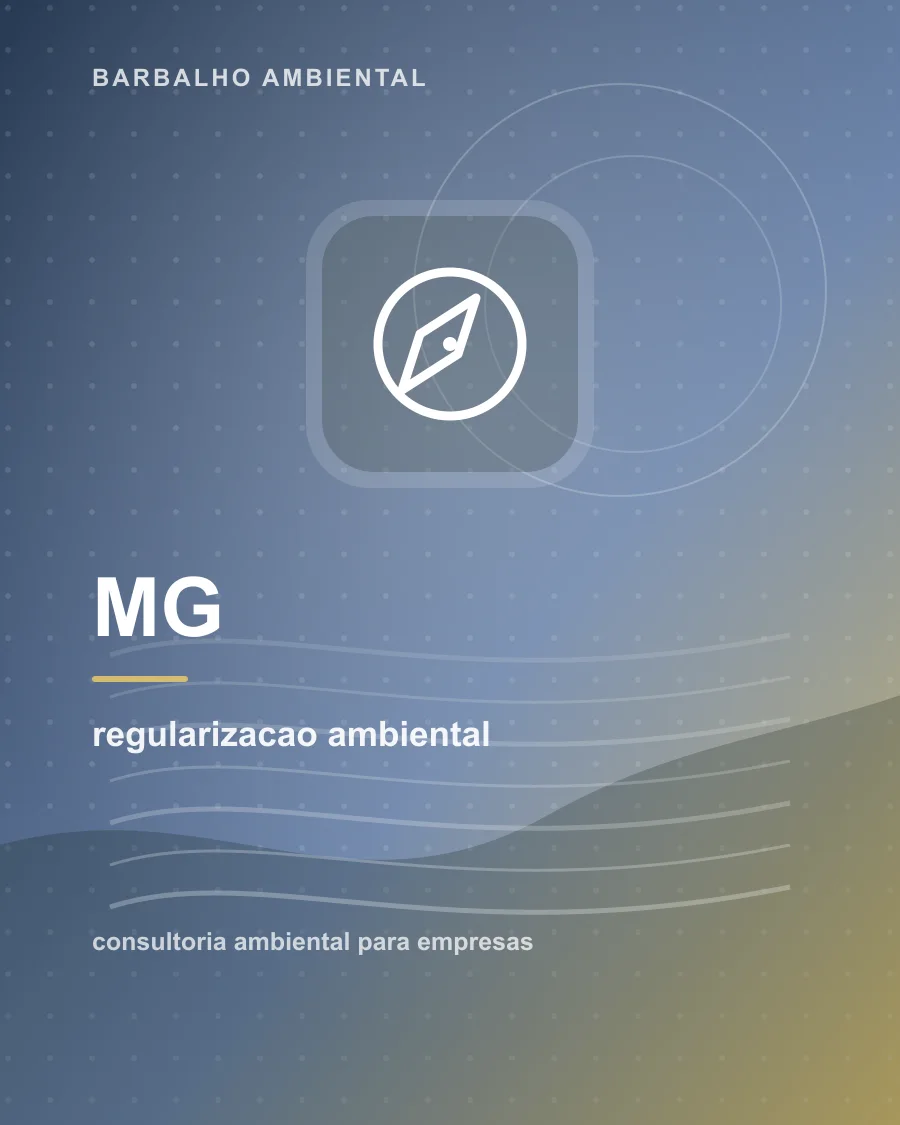 Regularização ambiental para empresas em Minas Gerais